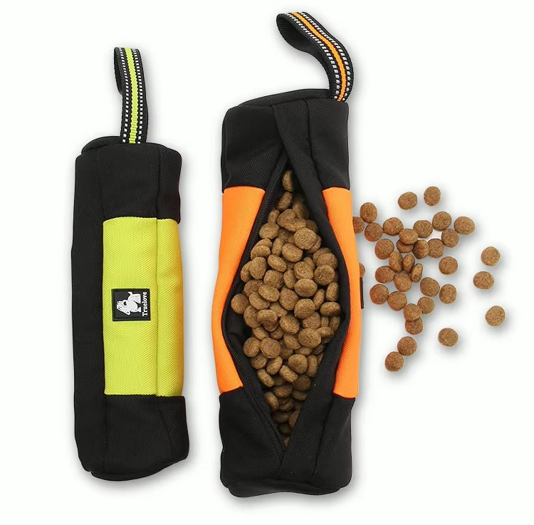 Truelove Leckerli-påse Snack Dummy Neongul – S till XL, dragkedja, robust