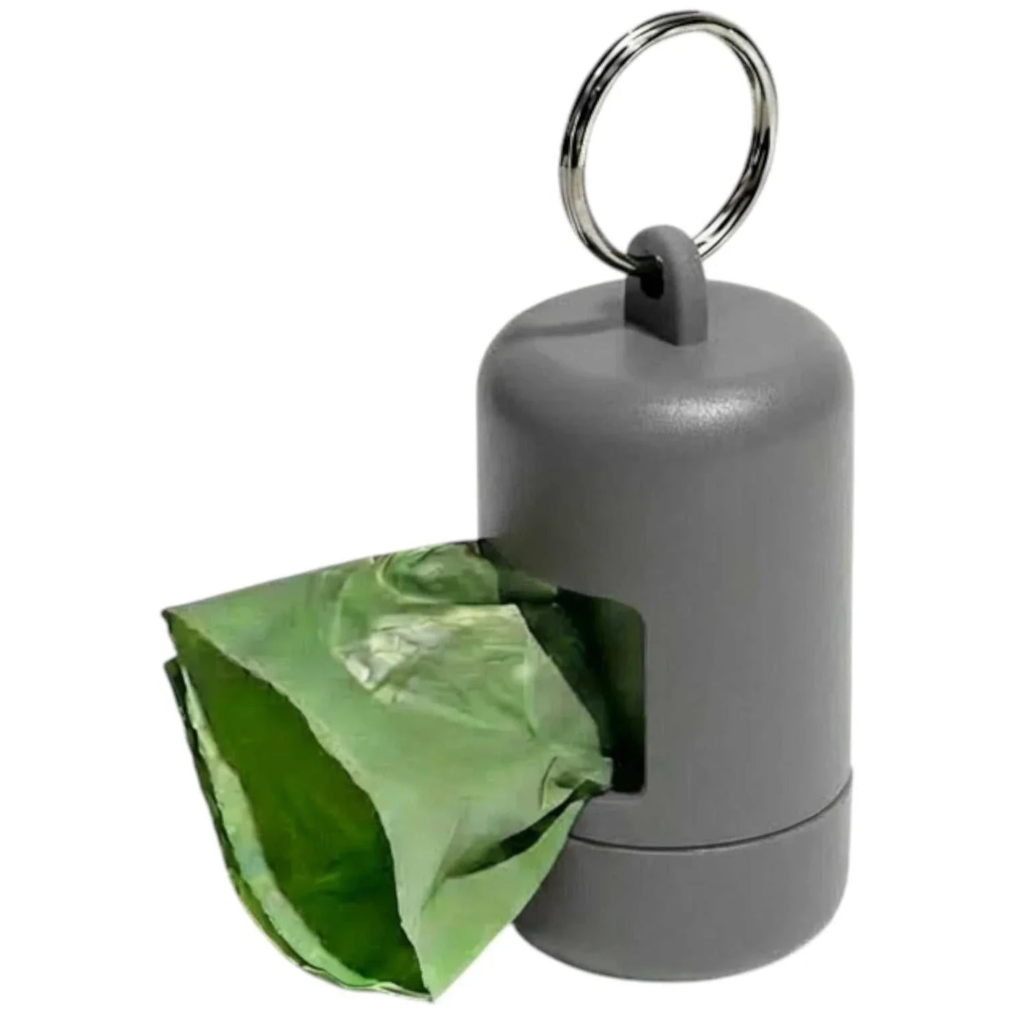 Hundeleine grau gelb mit gratis Tauseil und Kotbeutelspender