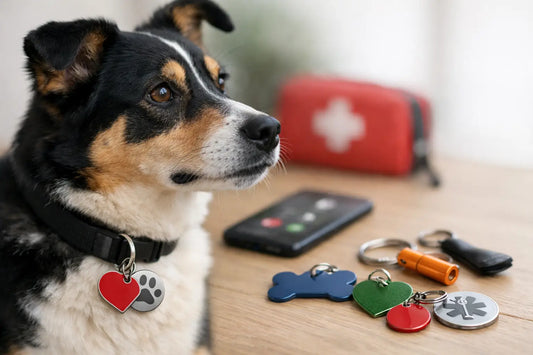 Hundemarke für Notfallkontakte richtig wählen