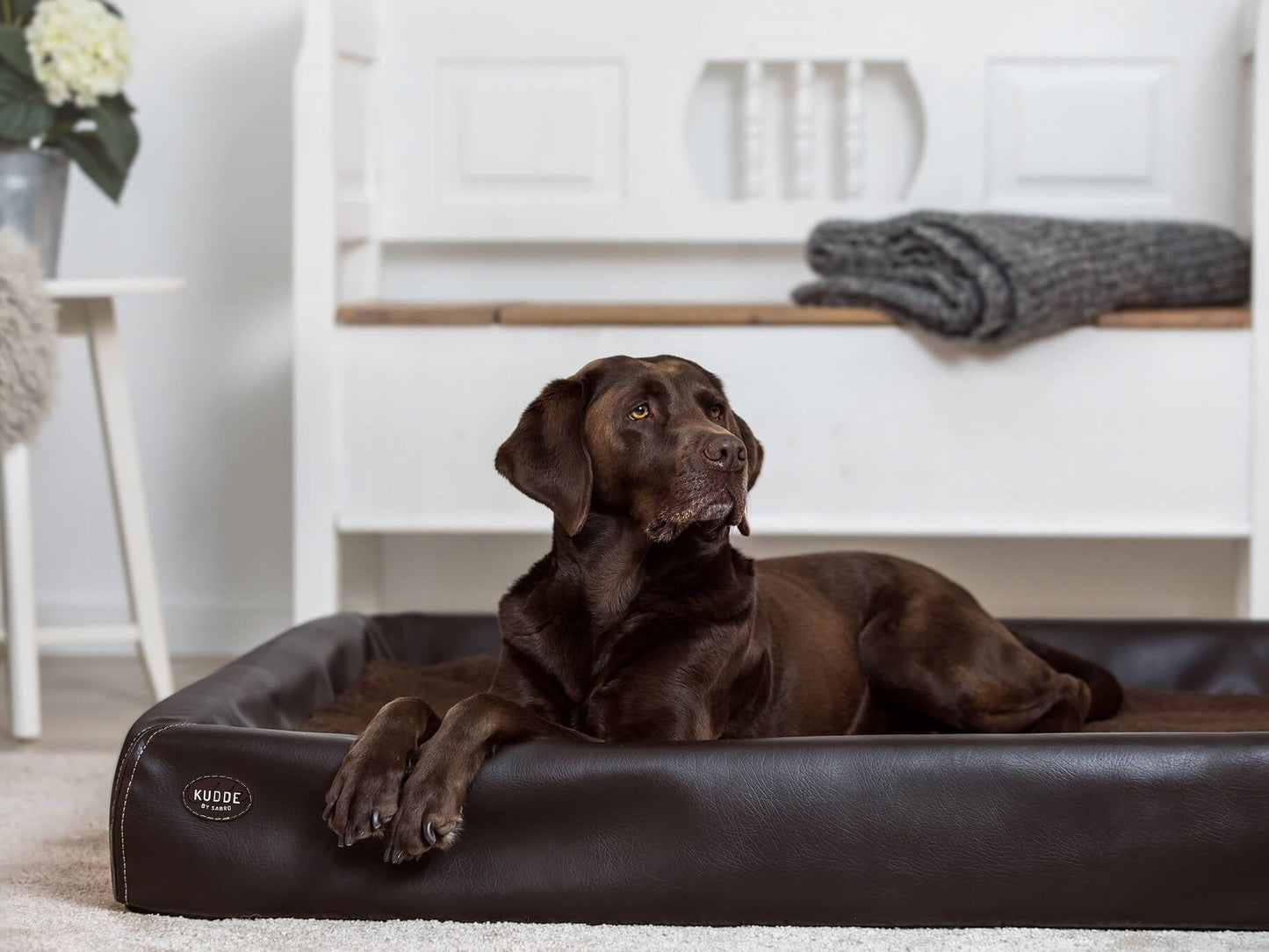 Hundebett KUDDE Kunstleder