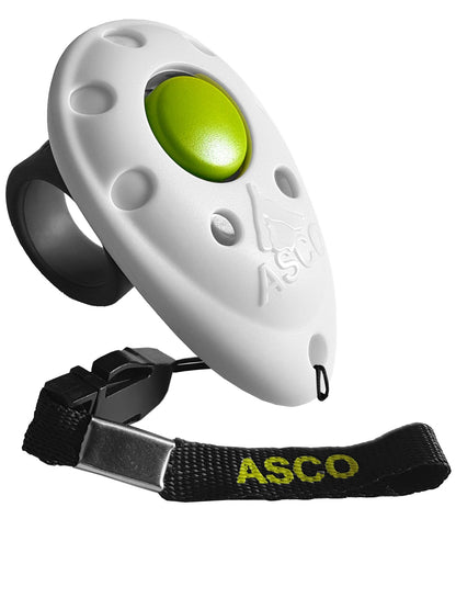 ASCO Finger Clicker - Klickerträning med premiumklicker för hundar, katter och hästar