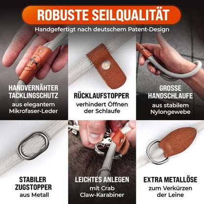 LeichtLaufLeine® Kurzleine und Übungsleine zur besseren Leinenführung