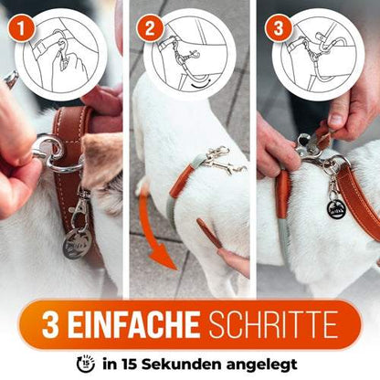 LeichtLaufLeine® Kurzleine und Übungsleine zur besseren Leinenführung