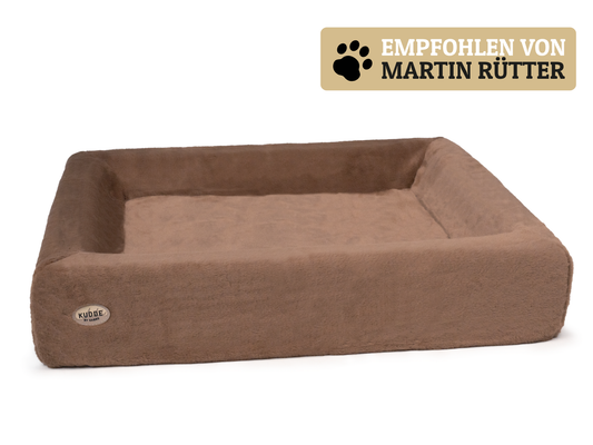 Hundebett KUDDE Kuschelfell (vegan)