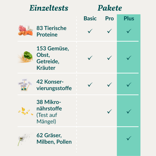 Allergietest Plus Hund