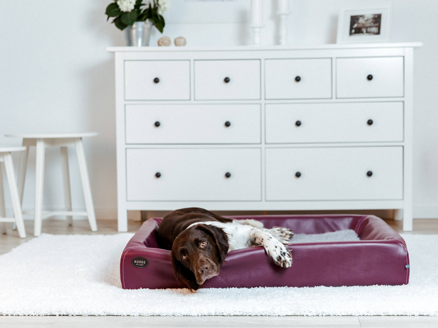 Hundebett KUDDE Kunstleder
